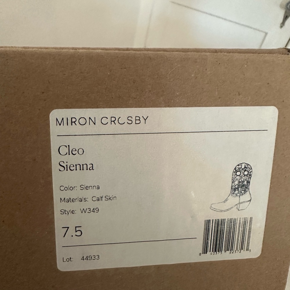 Miron Crosby Cleo boots in sienna - Picture 4 of 4